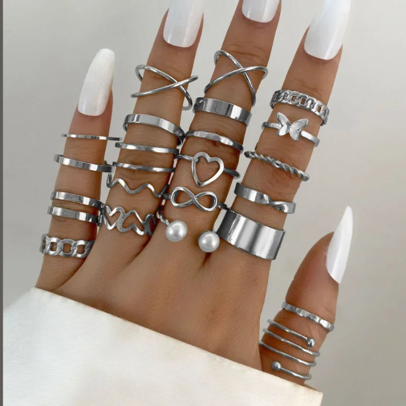 Set Anillos Boho