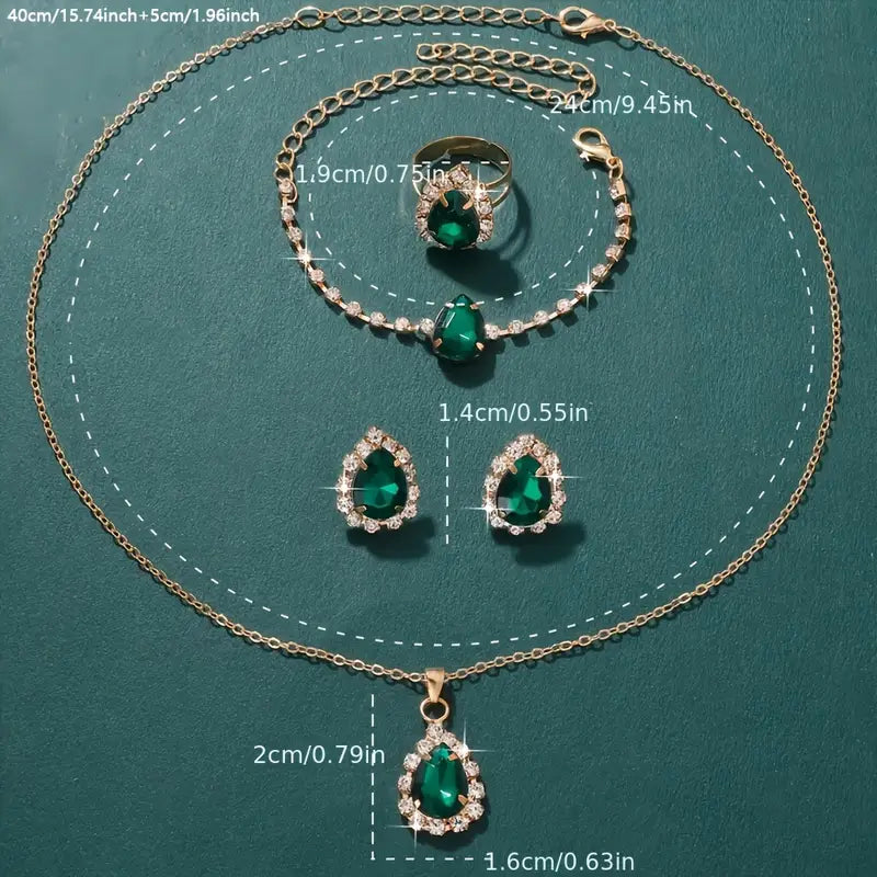 Set de Joyería Elisandre Vermont | Oro