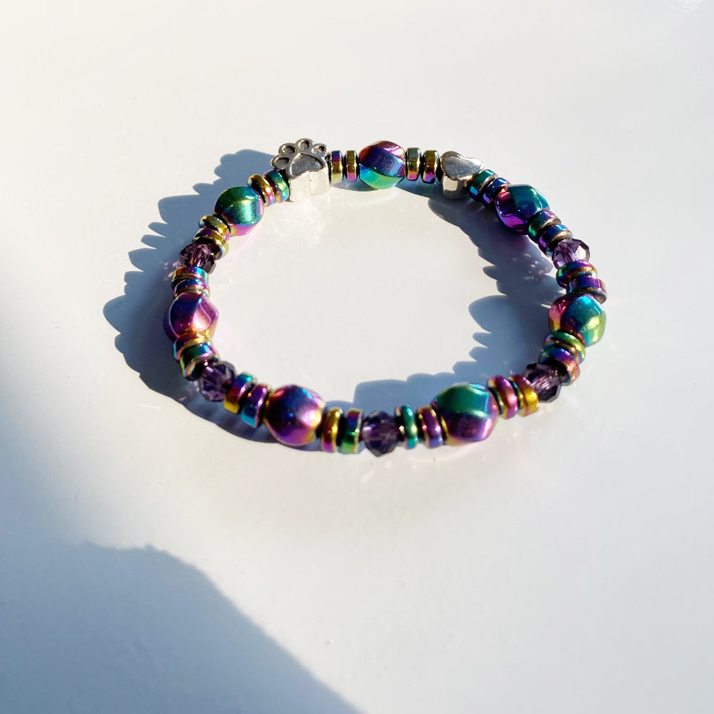 Pulsera Magnética con Dije de Pata