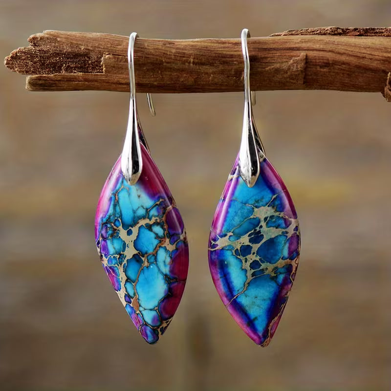 Pendientes Boho Piedra Natural