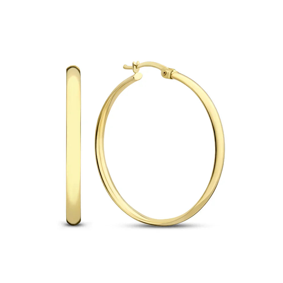 Aretes Noa Serane | Oro Blanco