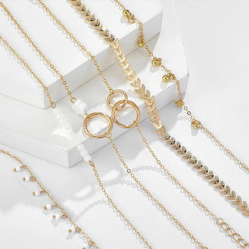 Pack de Pulseras Boho en Oro