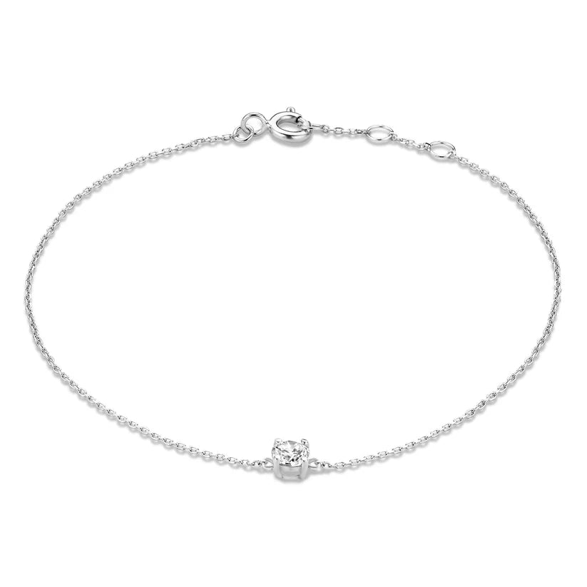 Pulsera de Piedra de Moisanita Cléa | Oro