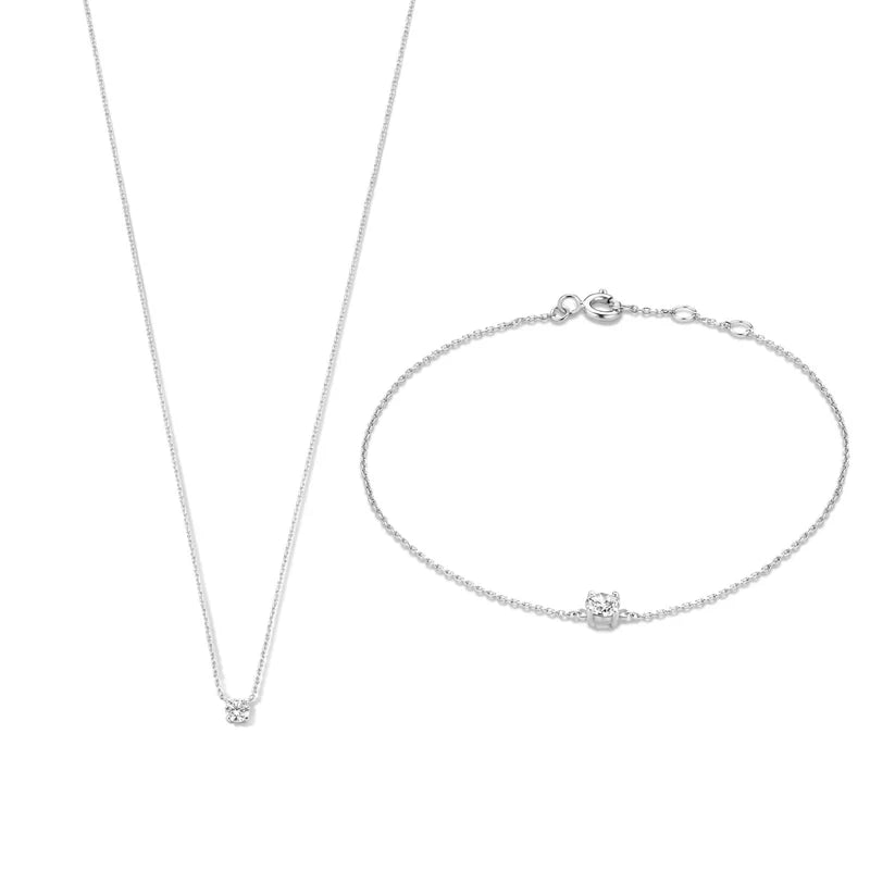 Set de Piedra de Moisanita Cléa | Oro