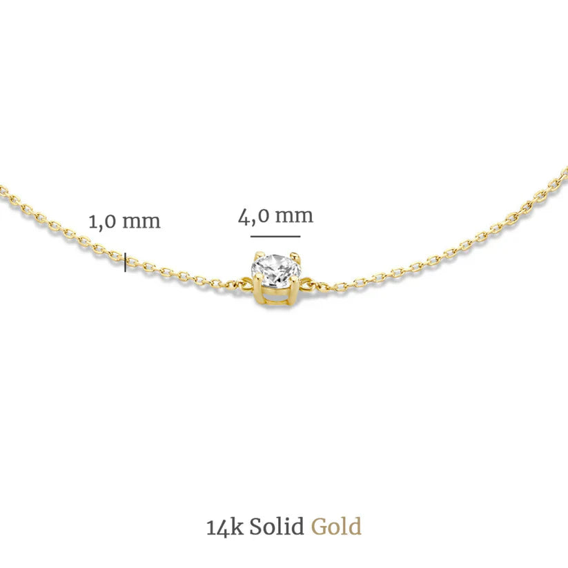 Set de Piedra de Moisanita Cléa | Oro