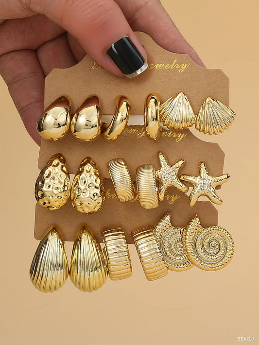 Set de Pendientes Brisa Marina