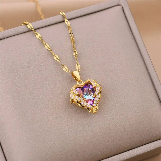 Collar Corazón del Océano