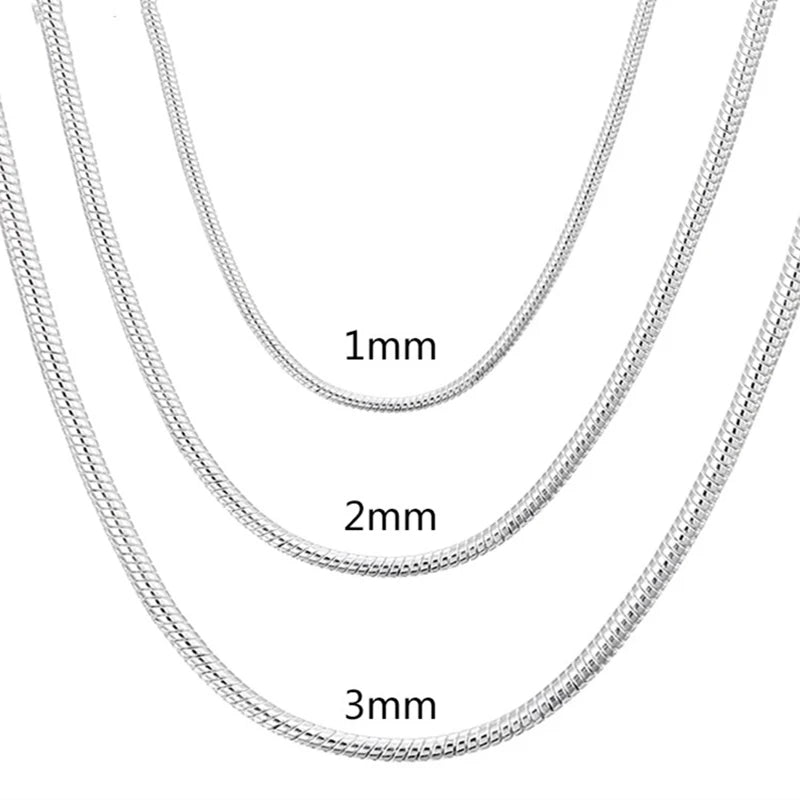 Cadena Serpentina Plata 925