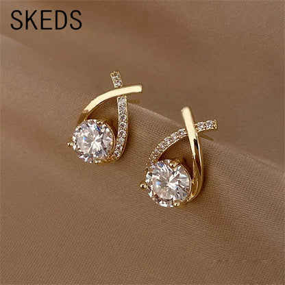 Pendientes Cruz Cristal