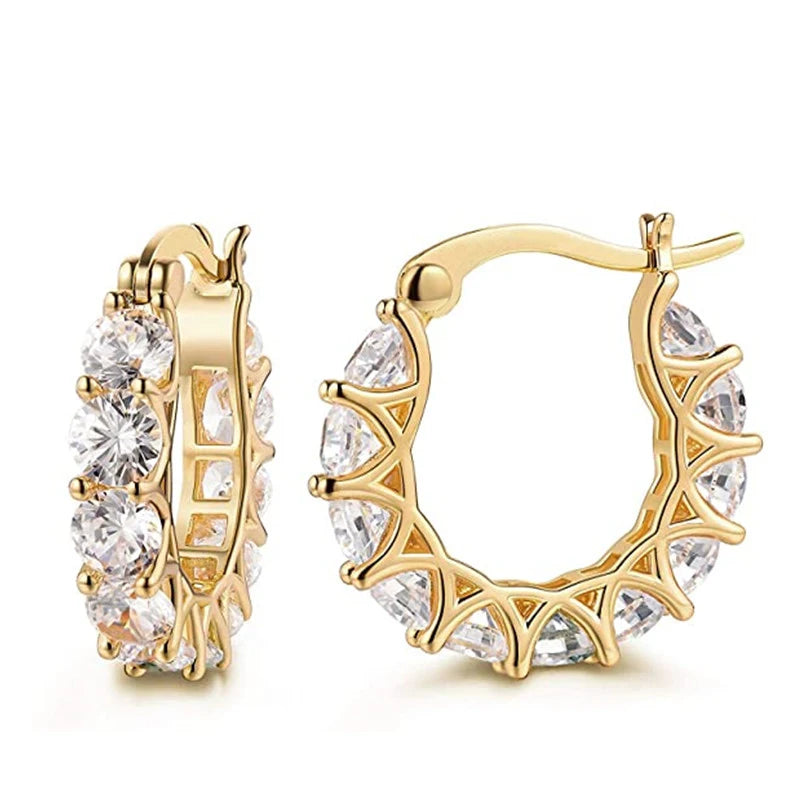 Pendientes Zirconia Vintage