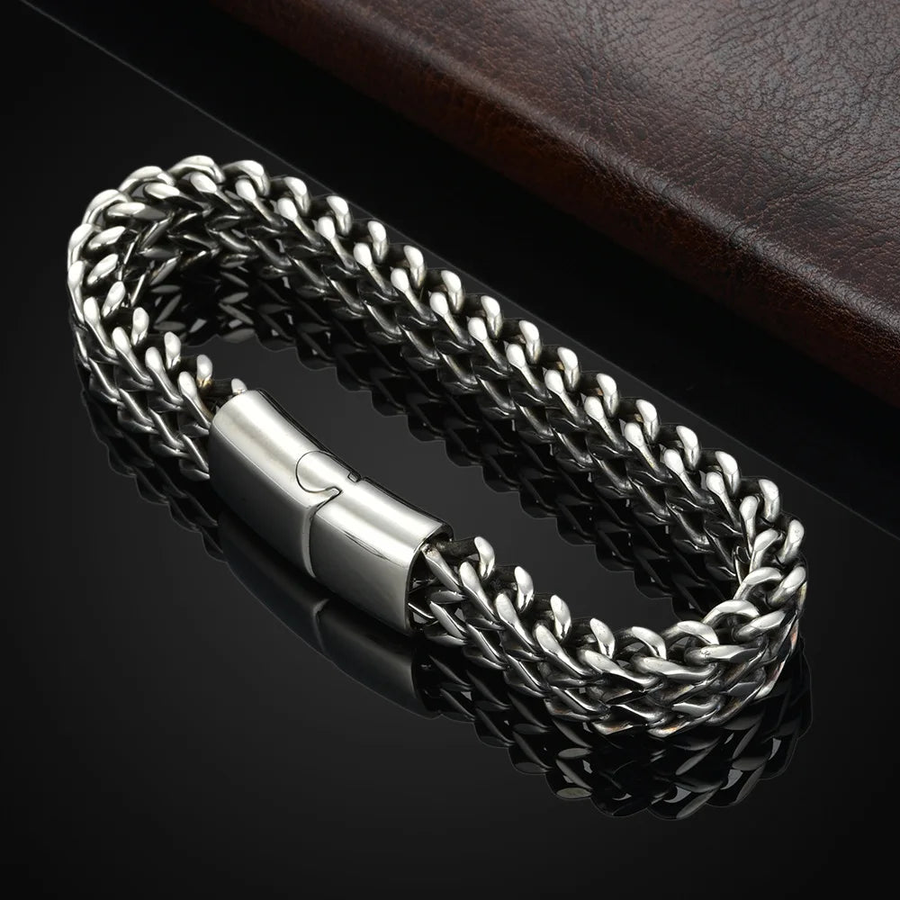 Pulsera Doble de Acero
