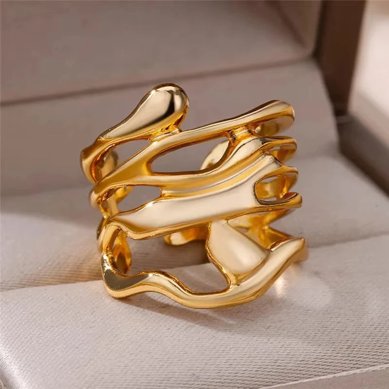 Anillo Dorado Vintage