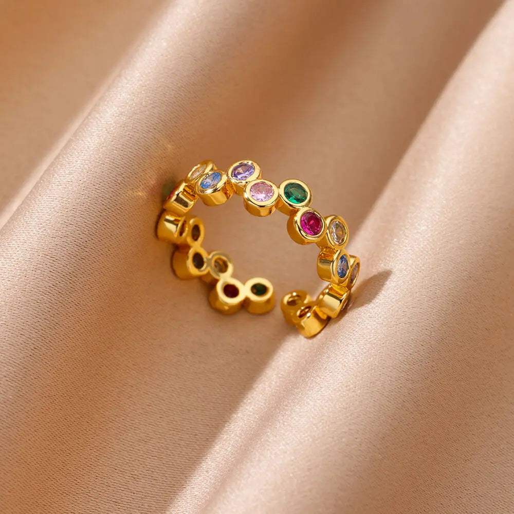 Anillo Corazón Geométrico