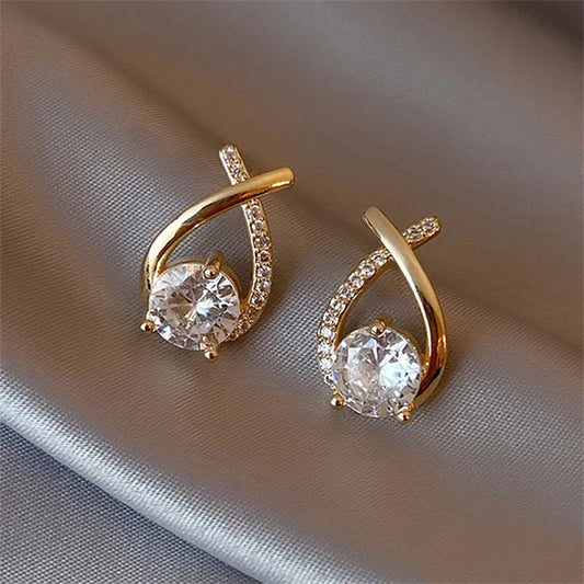Pendientes Cruz Cristal