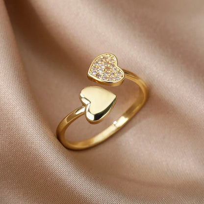 Anillo Corazón Geométrico