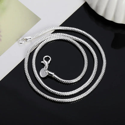 Cadena Serpentina Plata 925