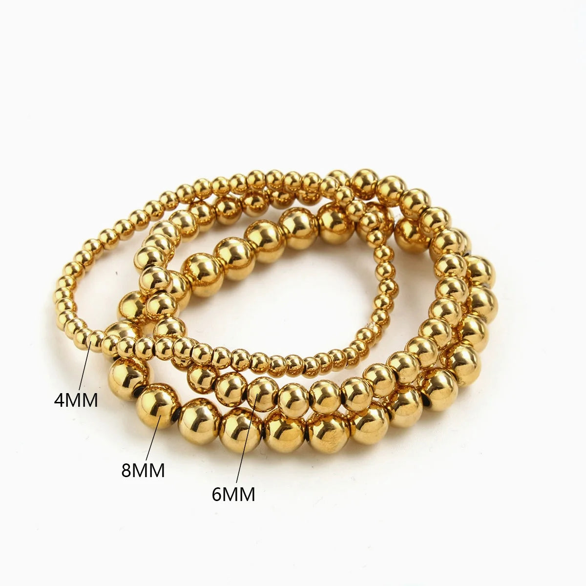 Pulsera Vintage de Bolitas de Acero