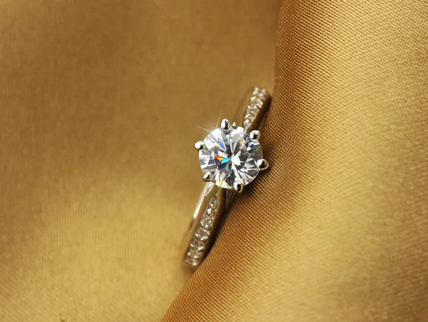 Anillo Solitario Plata 925