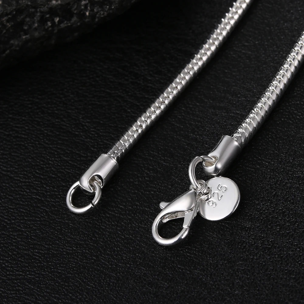 Cadena Serpentina Plata 925