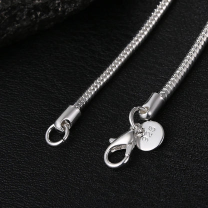 Cadena Serpentina Plata 925
