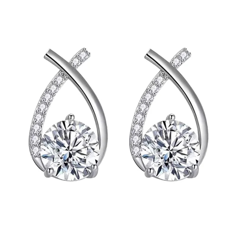 Pendientes Cruz Cristal