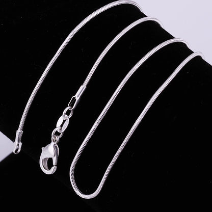 Cadena Serpentina Plata 925