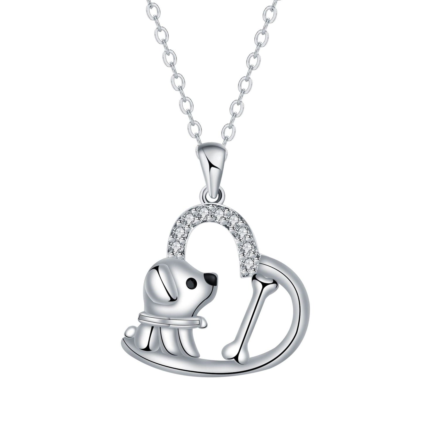 Collar de Perro con Colgante de Corazón