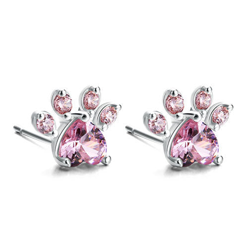 Set de Joyería de Pata en Oro Rosa
