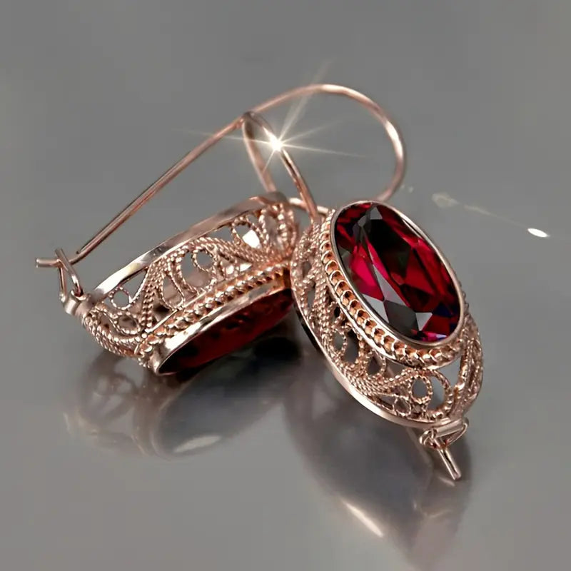 Aretes Talessia Rougefort | Oro Rosa
