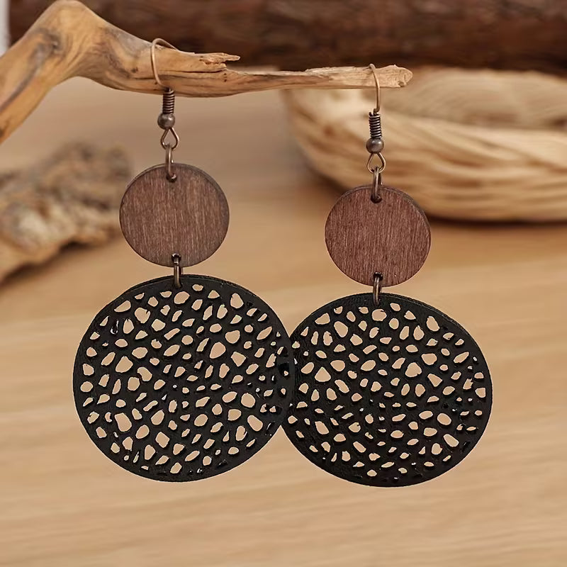 Pendientes Boho de Madera