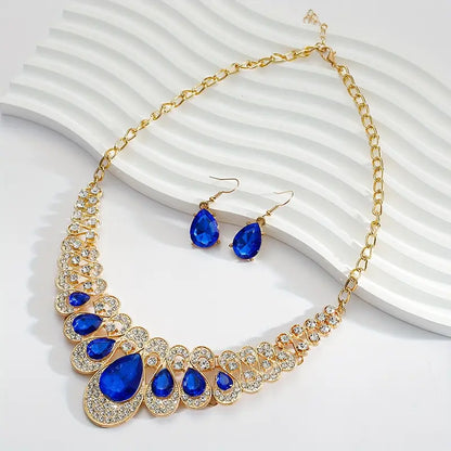 Set de joyería Maevina Zafiros | Oro