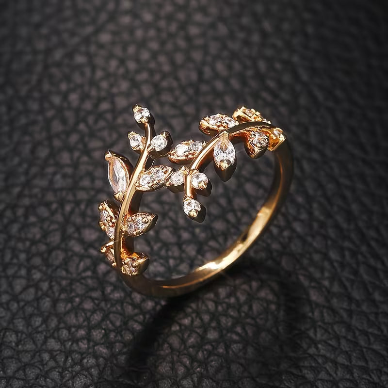 Anillo Enredadera Vintage Ajustable