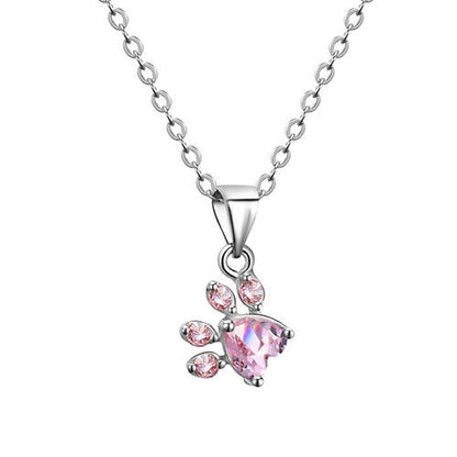 Set de Joyería de Pata en Oro Rosa
