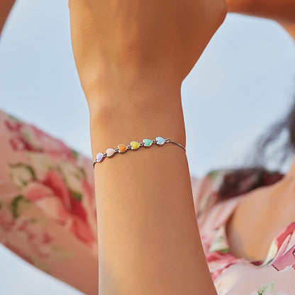 Pulsera de Huella de Pata en Plata de Ley