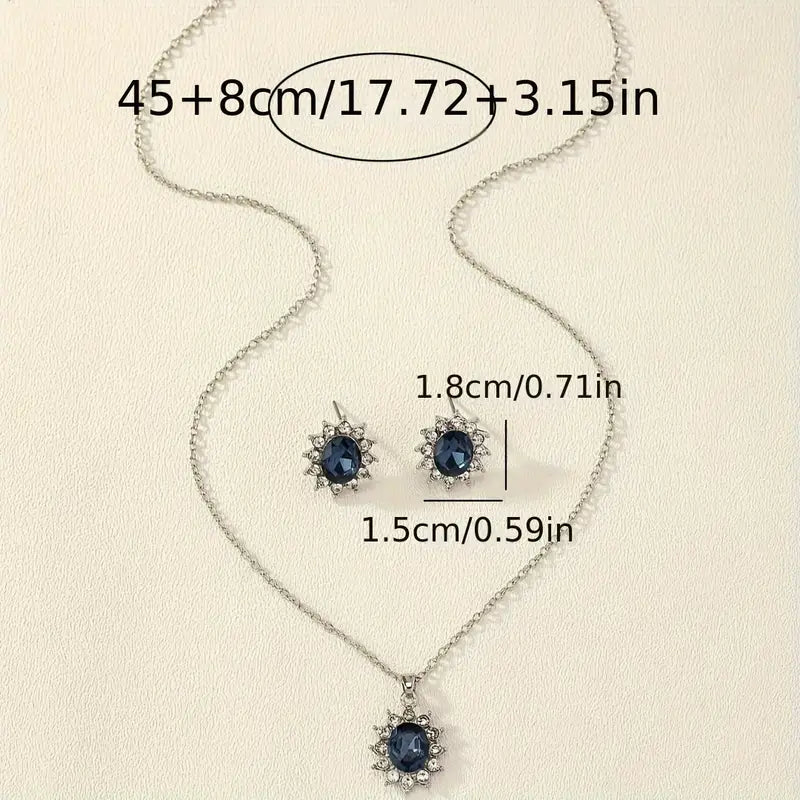Set de joyería Katya Azuryn | Oro Blanco