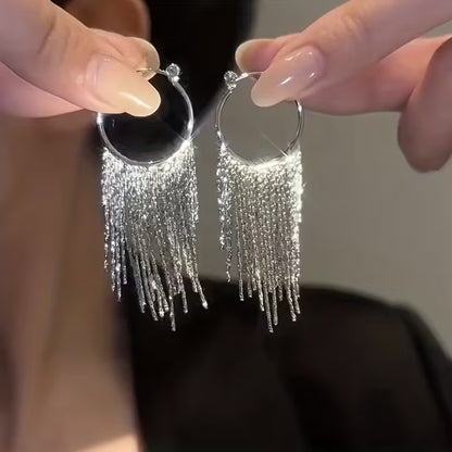 Pendientes con Borla y Cadena