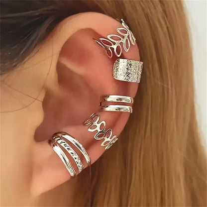 Set 5 Pendientes Minimalistas