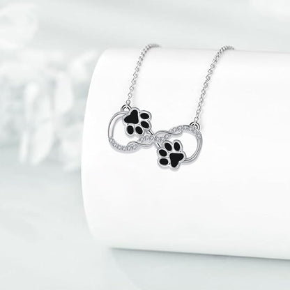Collar de Símbolo Infinito con Zirconia