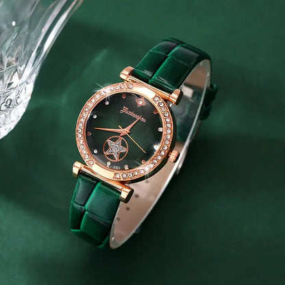 Set de Joyería Verdantra Timecourt | Oro