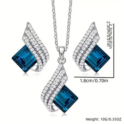 Set de joyería Brienne Solazure | Oro Blanco