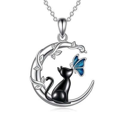 Collar de Gato, Luna, Mariposa y Cristal
