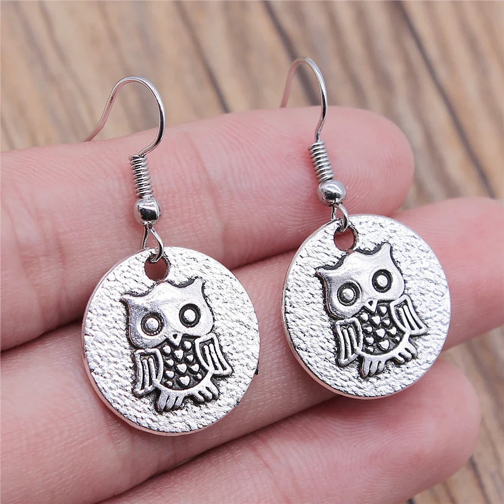Pendientes Bohemios Vintage de Búho
