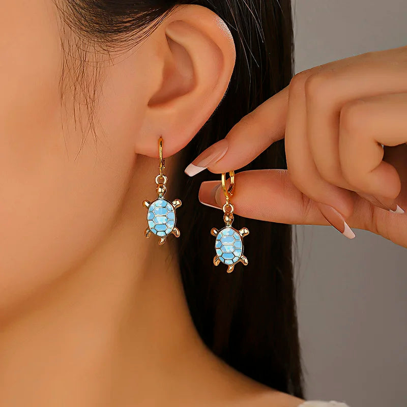 Pendientes de Tortuga Marina