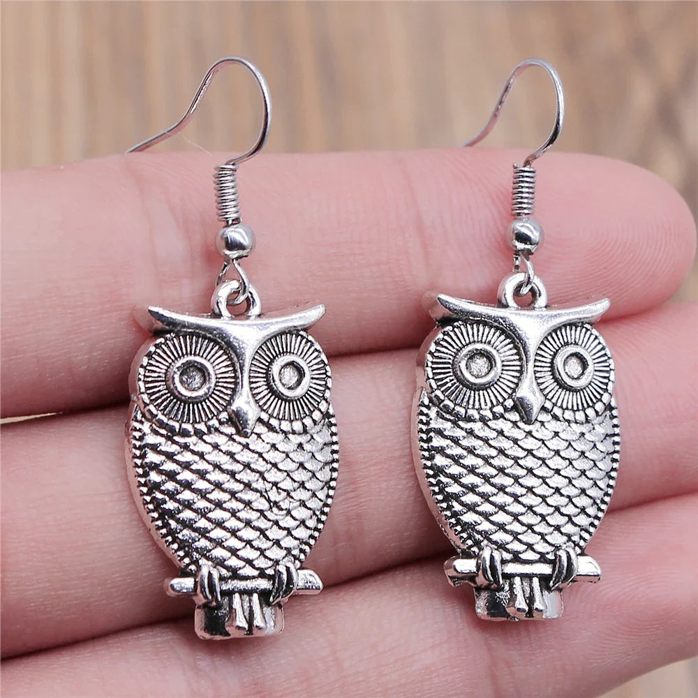 Pendientes Bohemios Vintage de Búho
