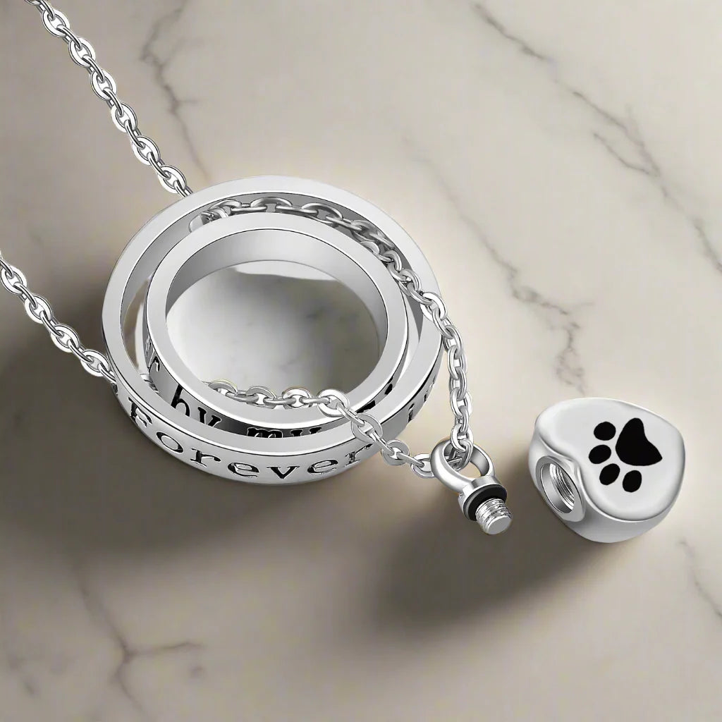 Collar Urna de Pata en Acero Inoxidable