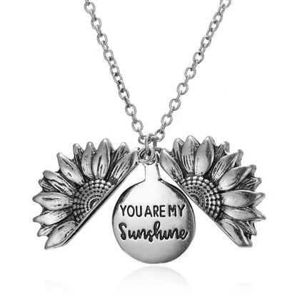 Colgante de Girasol en Plata