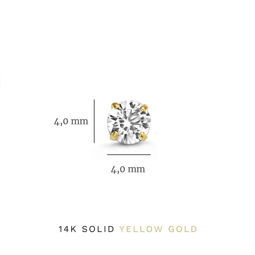 Set de Pendientes de Piedra Dara Brillane | Oro