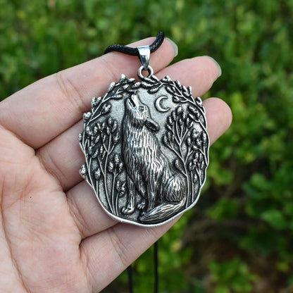Collar del Espíritu Animal Lobo Luna
