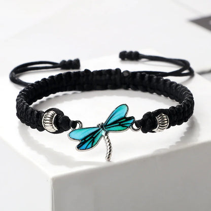 Pulsera de los Sueños de la Libélula Tejida a Mano