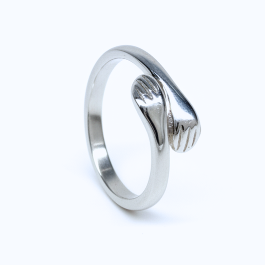 Anillo Abrazo Ajustable en Plata